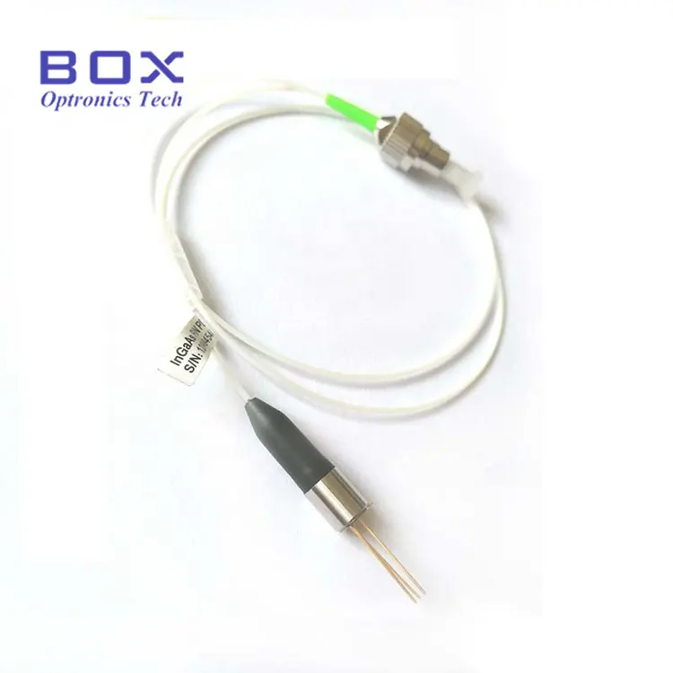 Brathadóir Fótadiode PIN InGaAs Comhaiseach Pigtailed Brathadóir Fótadiode PIN InGaAs Comhaiseach Pigtailed